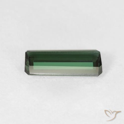 Tormalina Verde foresta naturale da 1.56 ct, Ottagonale / Taglio smeraldo, VVS-VS