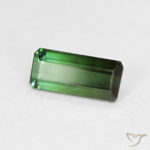 Tormalina Verde naturale da 0.86 ct, Ottagonale / Taglio smeraldo, VS
