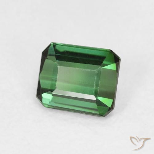 Tormalina Verde naturale da 0.67 ct, Ottagonale / Taglio smeraldo, VS