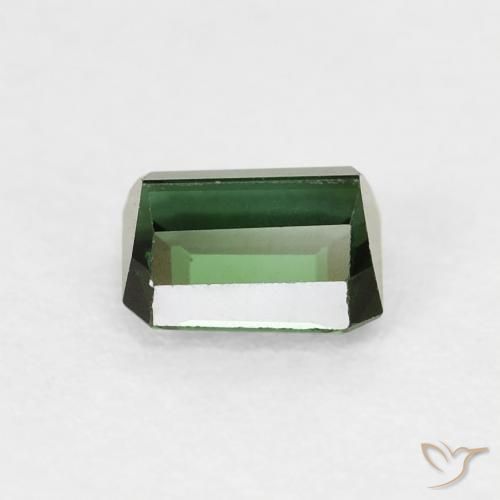 Tormalina Verde naturale da 0.67 ct, Ottagonale / Taglio smeraldo, VS