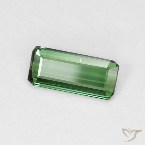 Tormalina Verde naturale da 1.00 ct, Ottagonale / Taglio smeraldo, VS