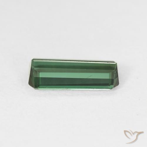 Tormalina Verde naturale da 1.40 ct, Ottagonale / Taglio smeraldo, VVS-VS