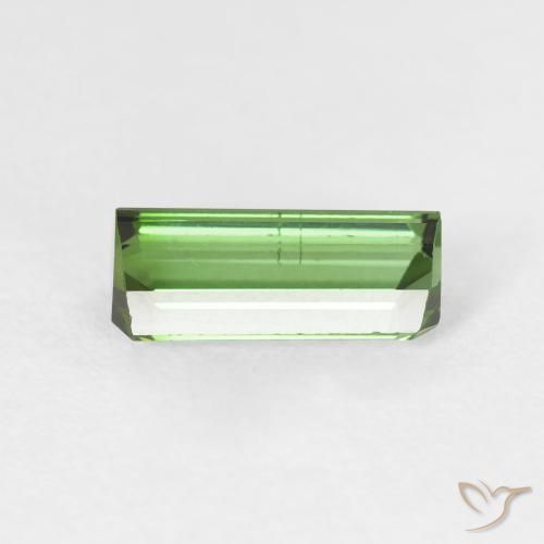 Tormalina Verde medio naturale da 1.29 ct, Ottagonale / Taglio smeraldo, VVS