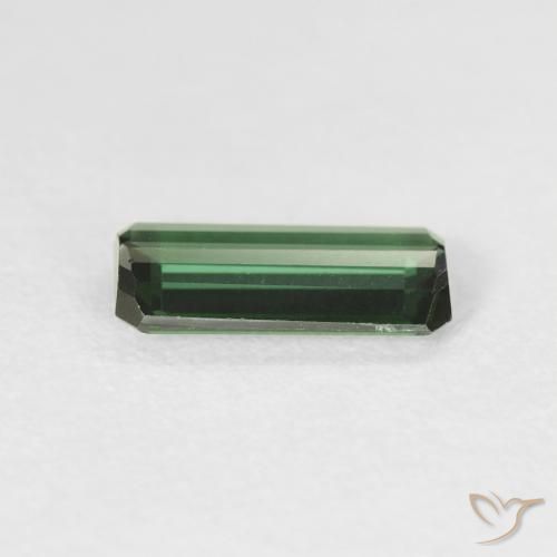 Tormalina Verde naturale da 0.95 ct, Ottagonale / Taglio smeraldo, VVS