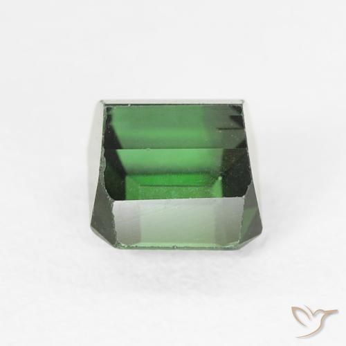 Tormalina Verde intenso naturale da 0.95 ct, Ottagonale / Taglio smeraldo, VVS