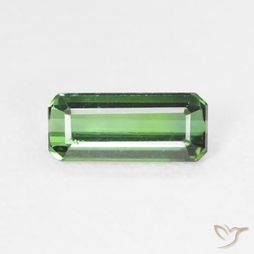 0.79ct Naturale Verde Tormalina, Taglio smeraldo, VVS-VS