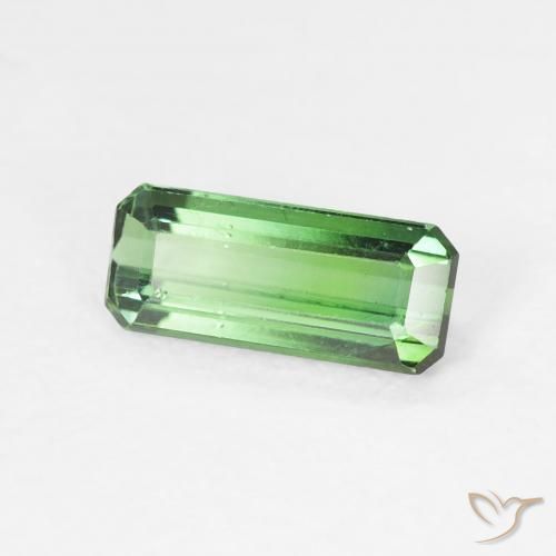 Tormalina Verde naturale da 0.79 ct, Ottagonale / Taglio smeraldo, VVS-VS