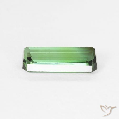 Tormalina Verde naturale da 0.79 ct, Ottagonale / Taglio smeraldo, VVS-VS