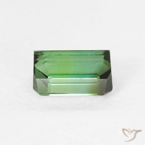 Tormalina Verde naturale da 0.61 ct, Ottagonale / Taglio smeraldo, VVS