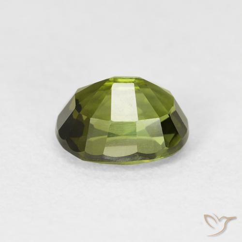 Tormalina Alghe Verdi naturale da 1.23 ct, Ovale, VS