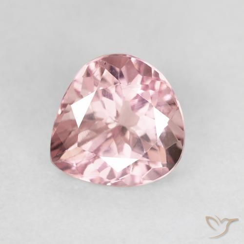 1.08ct Naturale Rosa chiaro Tormalina, Forma a pera, VVS-VS