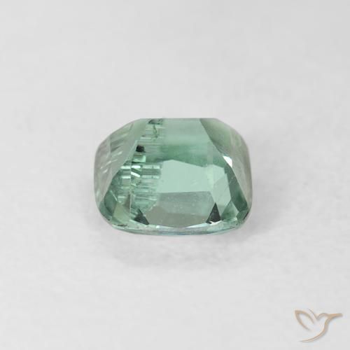 Tormalina Verde bluastro naturale da 0.85 ct, Cuscino, VS-SI