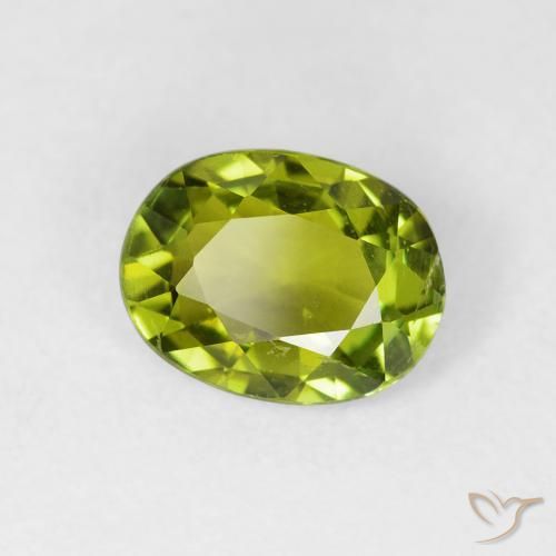 Tormalina Verde scuro naturale da 1.52 ct, Ovale, VS