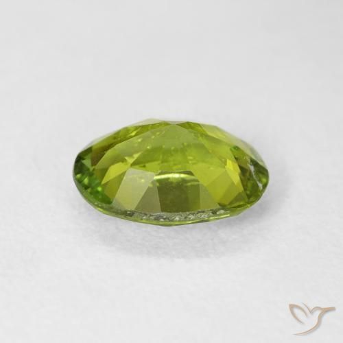 Tormalina Verde scuro naturale da 1.52 ct, Ovale, VS