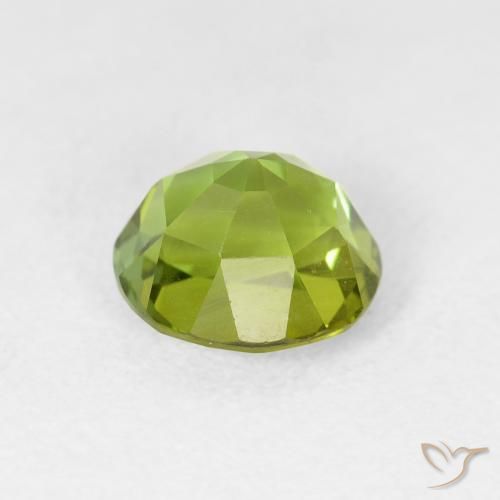 Tormalina Verde chiaro e vivace naturale da 1.65 ct, Ovale, VVS-VS