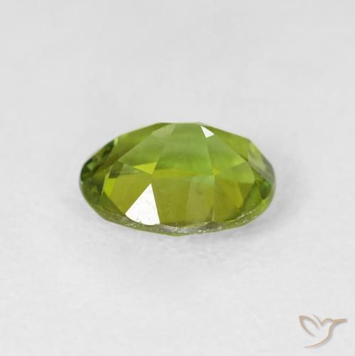 Tormalina Verde acceso naturale da 1.43 ct, Ovale, VS