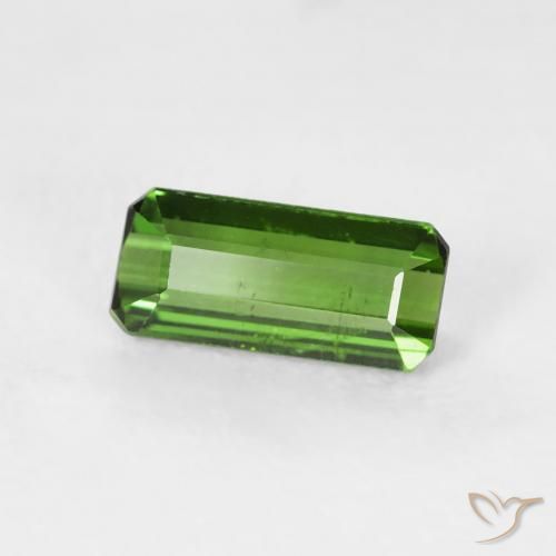 Tormalina Verde foresta naturale da 0.73 ct, Ottagonale / Taglio smeraldo, VS