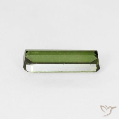 Tormalina Verde foresta naturale da 0.86 ct, Ottagonale / Taglio smeraldo, VS