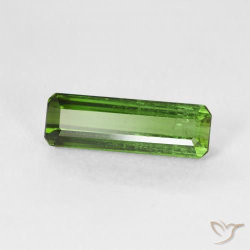 Tormalina Verde medio naturale da 1.22 ct, Ottagonale / Taglio smeraldo, VS