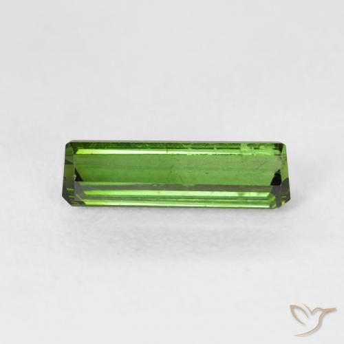 Tormalina Verde medio naturale da 1.22 ct, Ottagonale / Taglio smeraldo, VS