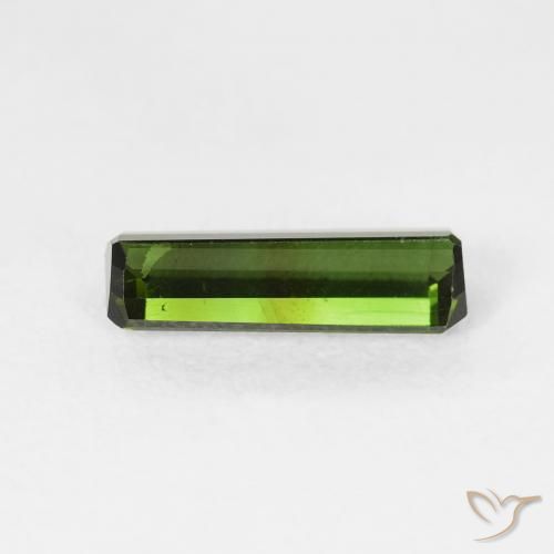 Tormalina Verde foresta naturale da 1.04 ct, Ottagonale / Taglio smeraldo, VS