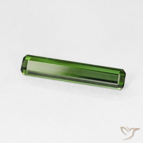 Tormalina Verde foresta naturale da 1.15 ct, Ottagonale / Taglio smeraldo, VS