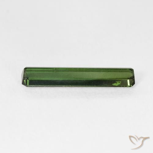 Tormalina Verde foresta naturale da 1.15 ct, Ottagonale / Taglio smeraldo, VS