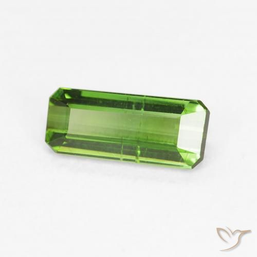 Tormalina Verde foresta naturale da 0.73 ct, Ottagonale / Taglio smeraldo, VS