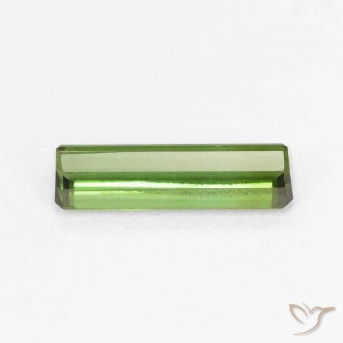 Tormalina Verde medio naturale da 1.17 ct, Ottagonale / Taglio smeraldo, VVS-VS