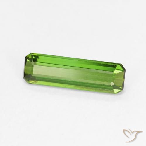Tormalina Verde scuro naturale da 0.80 ct, Ottagonale / Taglio smeraldo, VVS-VS