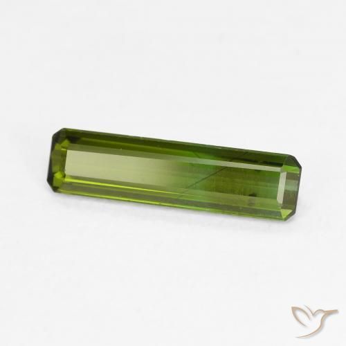 Tormalina Terra Verde naturale da 1.06 ct, Ottagonale / Taglio smeraldo, VVS-VS