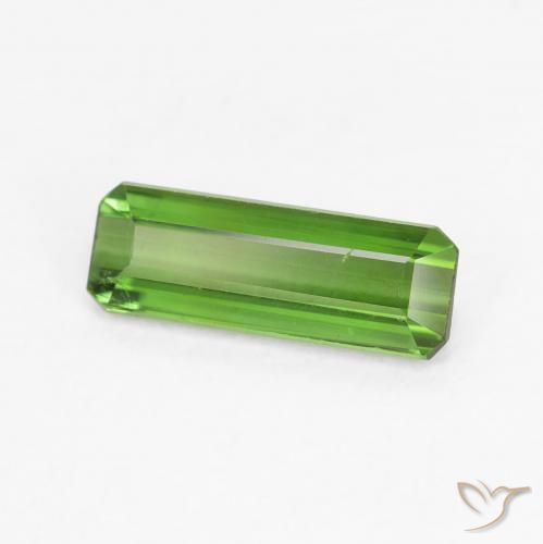 Tormalina Verde scuro naturale da 0.78 ct, Ottagonale / Taglio smeraldo, VVS-VS