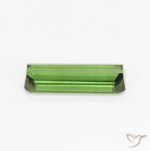 Tormalina Verde scuro naturale da 0.78 ct, Ottagonale / Taglio smeraldo, VVS-VS