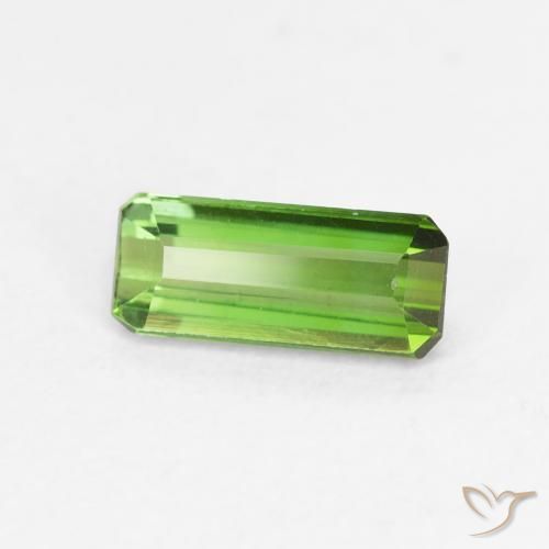Tormalina Verde foresta naturale da 0.63 ct, Ottagonale / Taglio smeraldo, VVS-VS
