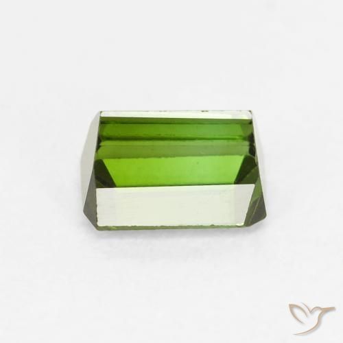 Tormalina Verde scuro naturale da 0.72 ct, Ottagonale / Taglio smeraldo, VVS