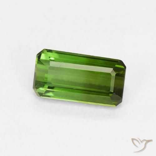 Tormalina Verde foresta naturale da 0.68 ct, Ottagonale / Taglio smeraldo, VVS-VS