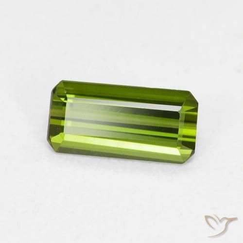 Tormalina Verde foresta naturale da 0.63 ct, Ottagonale / Taglio smeraldo, VVS-VS