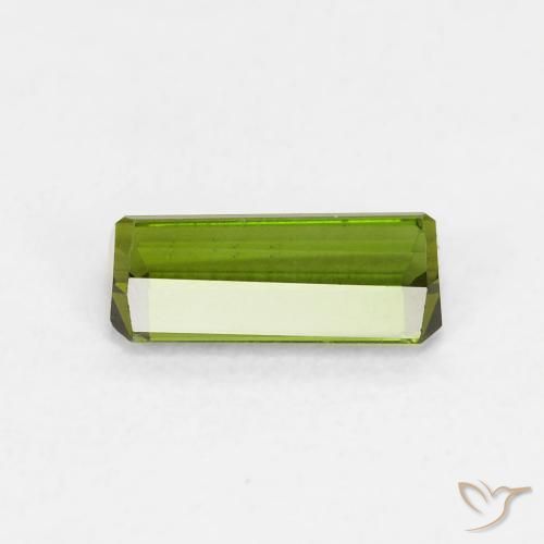 Tormalina Verde foresta naturale da 0.63 ct, Ottagonale / Taglio smeraldo, VVS-VS