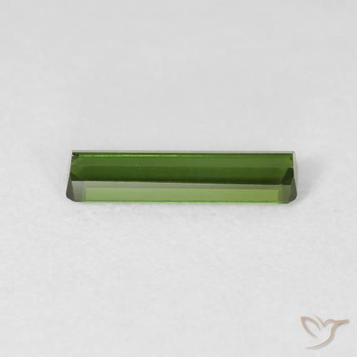 Tormalina Verde foresta naturale da 0.98 ct, Ottagonale / Taglio smeraldo, VVS-VS