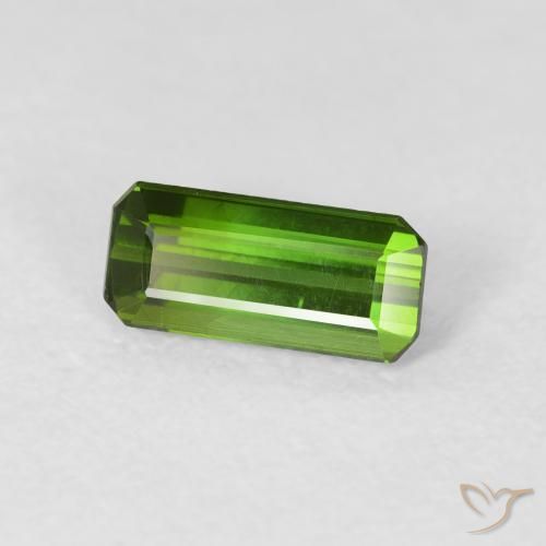 Tormalina Verde foresta naturale da 0.84 ct, Ottagonale / Taglio smeraldo, VVS-VS