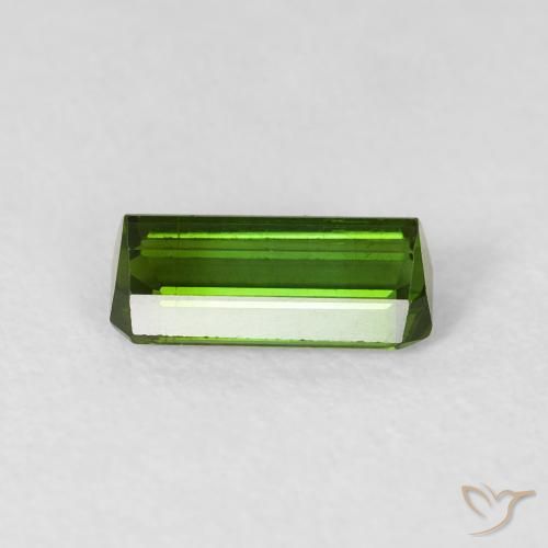 Tormalina Verde foresta naturale da 0.84 ct, Ottagonale / Taglio smeraldo, VVS-VS