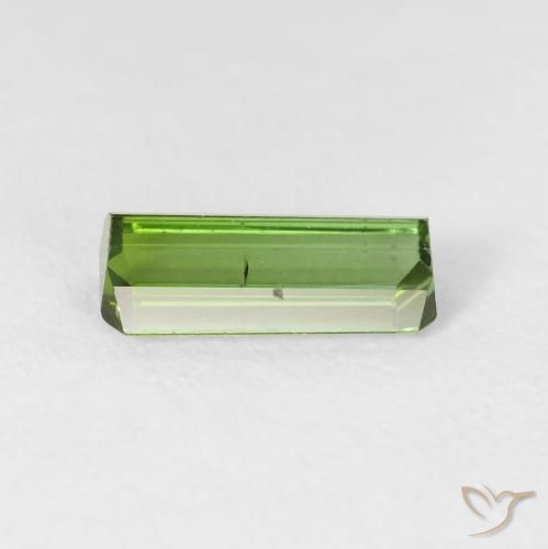 Tormalina Verde medio naturale da 1.15 ct, Ottagonale / Taglio smeraldo, VS