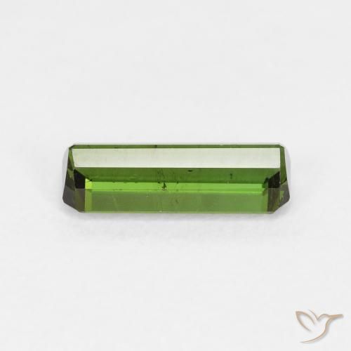 Tormalina Verde scuro naturale da 0.99 ct, Ottagonale / Taglio smeraldo, VS