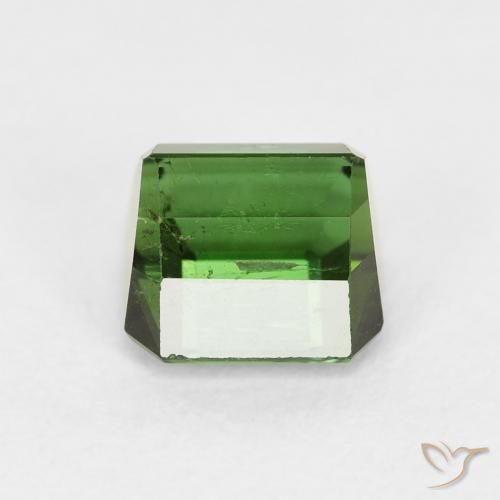 Tormalina Verde foresta naturale da 1.71 ct, Ottagonale / Taglio smeraldo, VS-SI