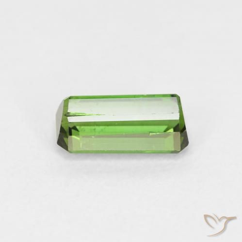Tormalina Verde foresta naturale da 0.85 ct, Ottagonale / Taglio smeraldo, VS-SI
