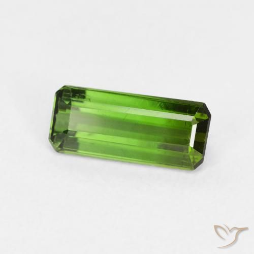 Tormalina Verde scuro naturale da 1.01 ct, Ottagonale / Taglio smeraldo, VS