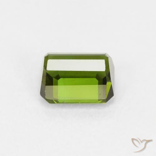 Tormalina Alghe Verdi naturale da 0.72 ct, Ottagonale / Taglio smeraldo, VVS-VS