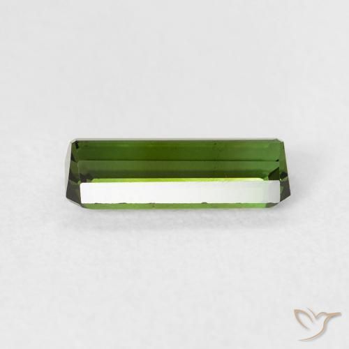 Tormalina Verde terroso naturale da 1.01 ct, Ottagonale / Taglio smeraldo, VS-SI