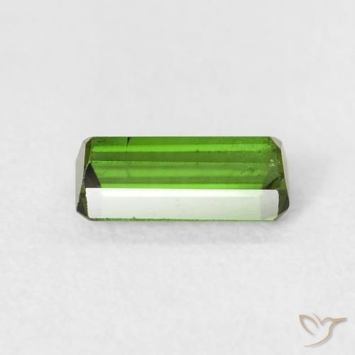 Tormalina Verde medio naturale da 0.59 ct, Ottagonale / Taglio smeraldo, VS-SI