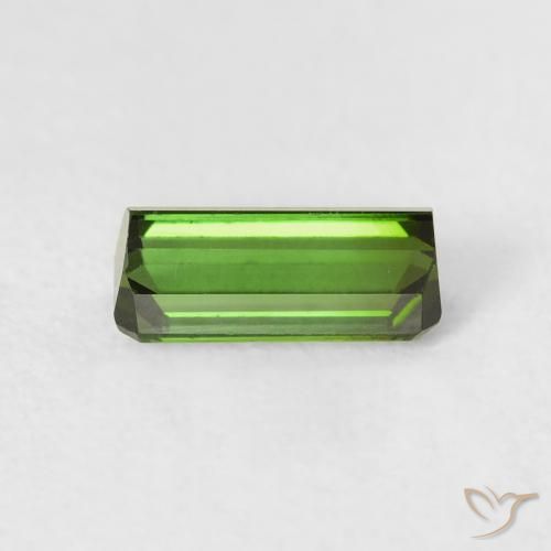 Tormalina Verde foresta naturale da 0.84 ct, Ottagonale / Taglio smeraldo, VS